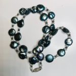 SOLD - Crystals & Pearls necklace