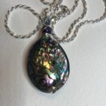 #14873 NZ Abalone on SS chain